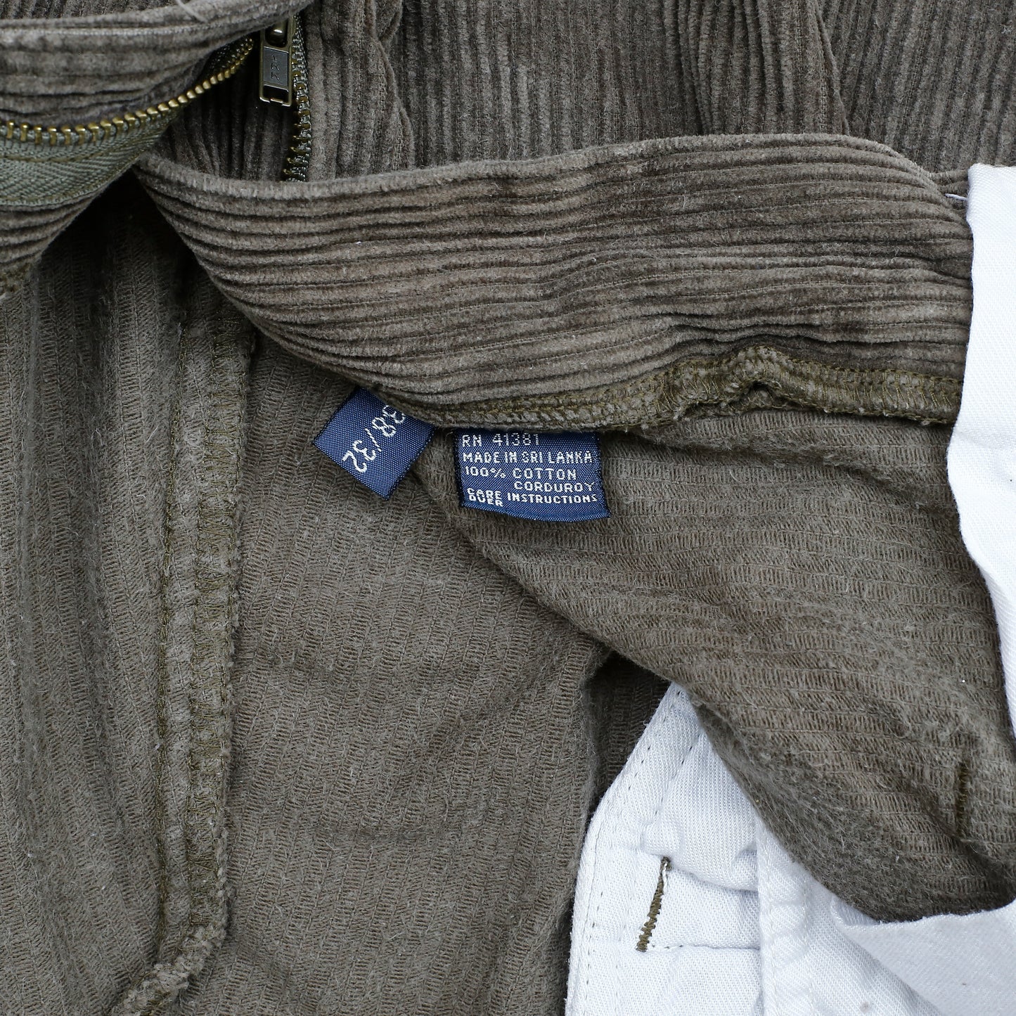 POLO RALPH LAUREN Andrew Pant Corduroy Pant Trousers Brown Mens W38 L32