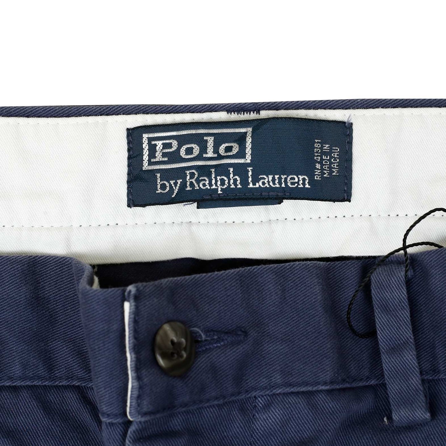 POLO RALPH LAUREN Chino Trousers Blue Mens W38 L32