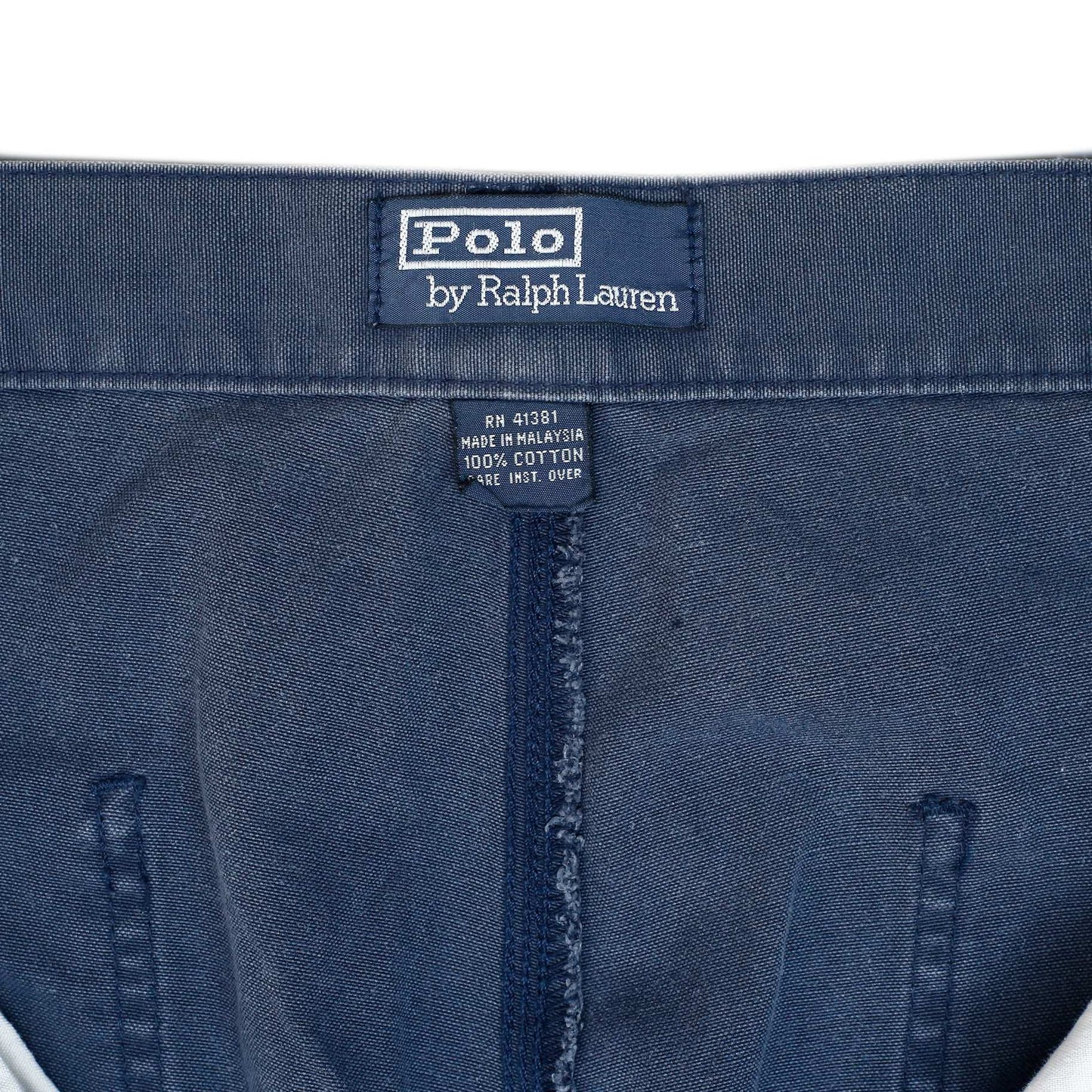POLO RALPH LAUREN Carpenter Cargo Pant Chino Trousers Navy Mens W38 L25
