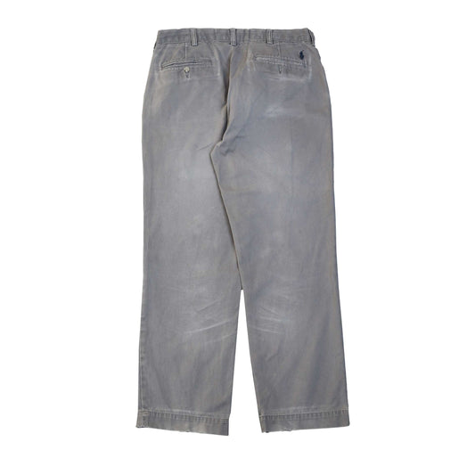 POLO RALPH LAUREN Chino Trousers Suffield Pant Grey Mens W34 L30