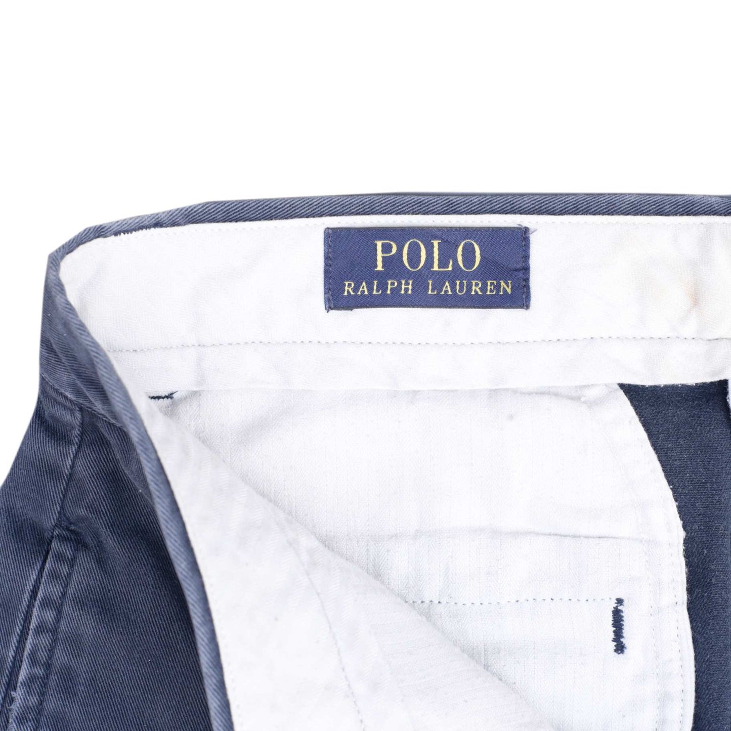 POLO RALPH LAUREN Chino Trousers Navy Mens W32 L28