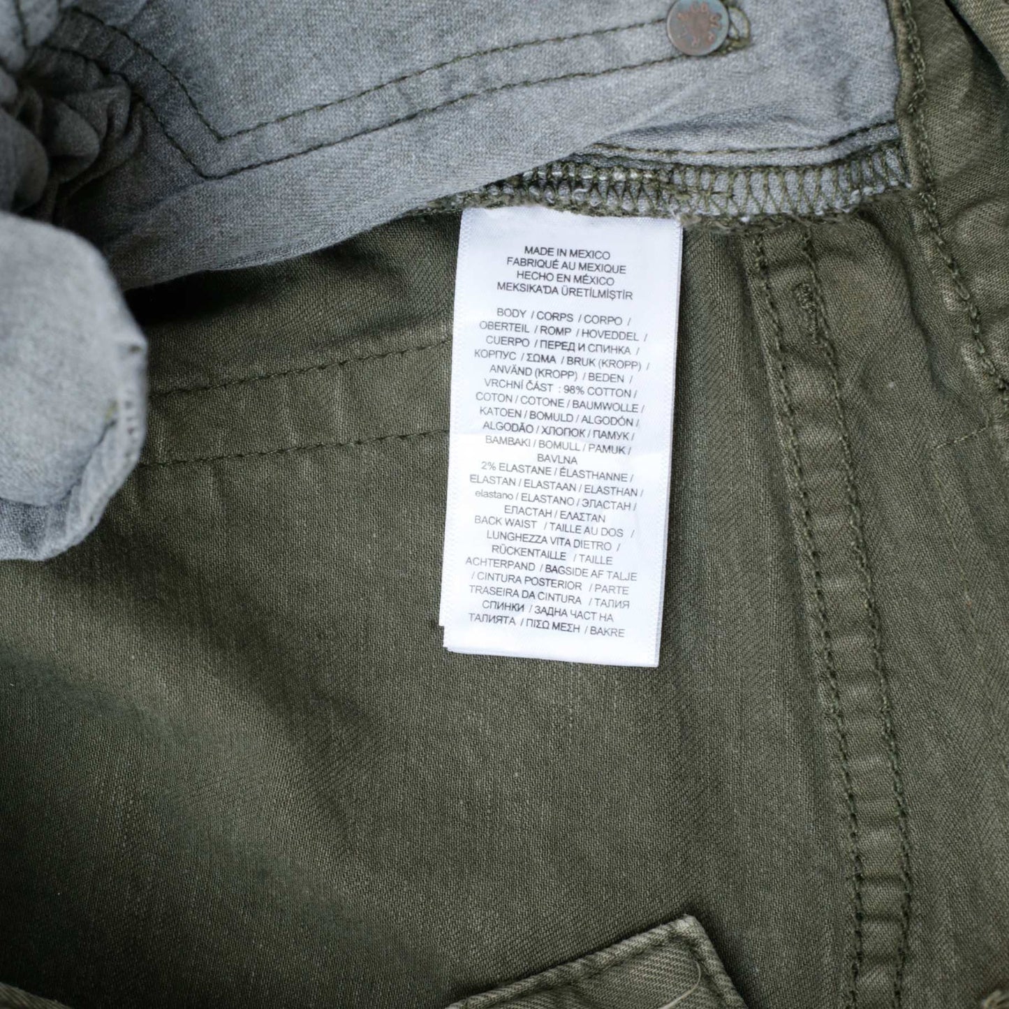 POLO RALPH LAUREN Hampton Relaxed Straight Fit Jeans Trousers Green Mens W40 L30