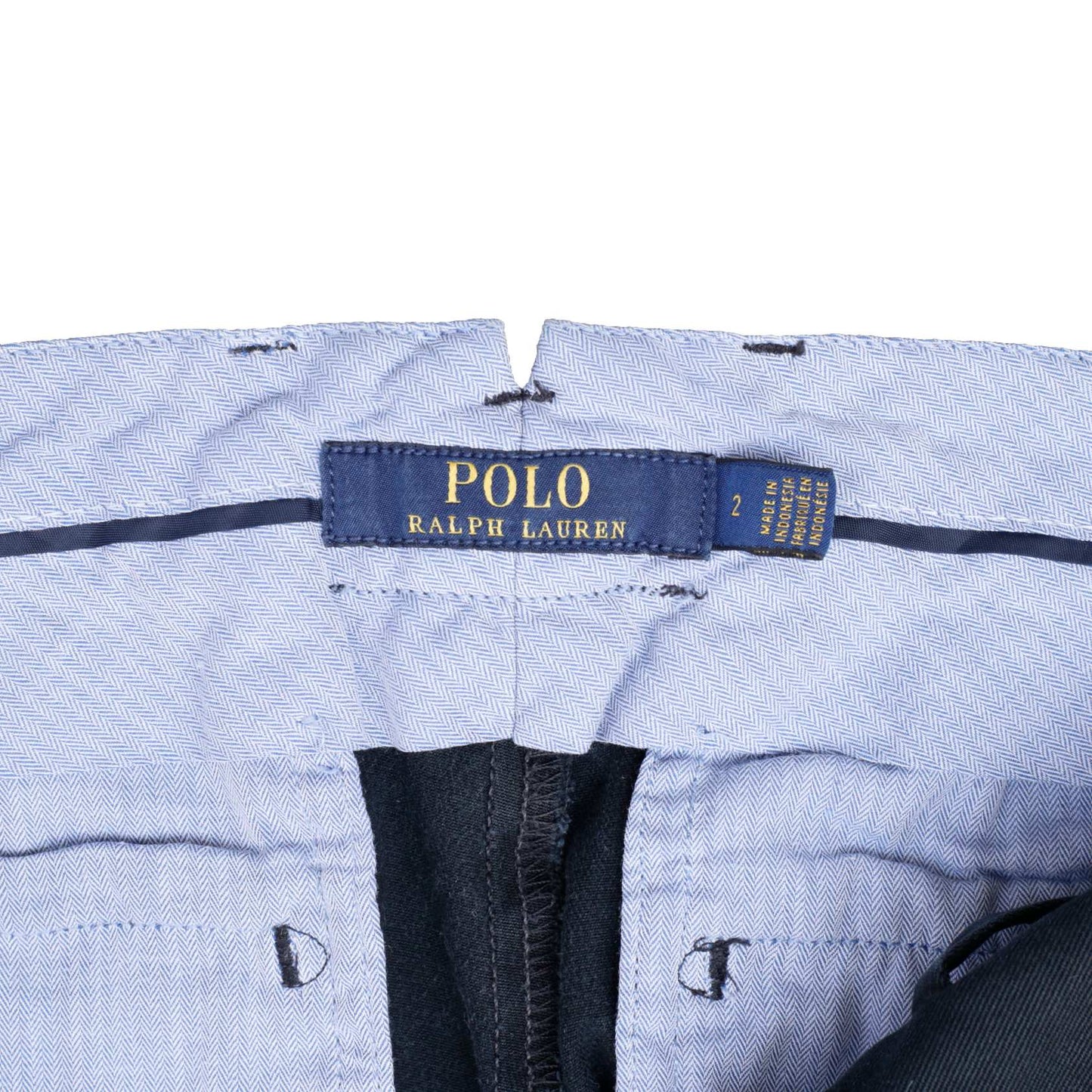 POLO RALPH LAUREN Chino Trousers Black Womens UK6