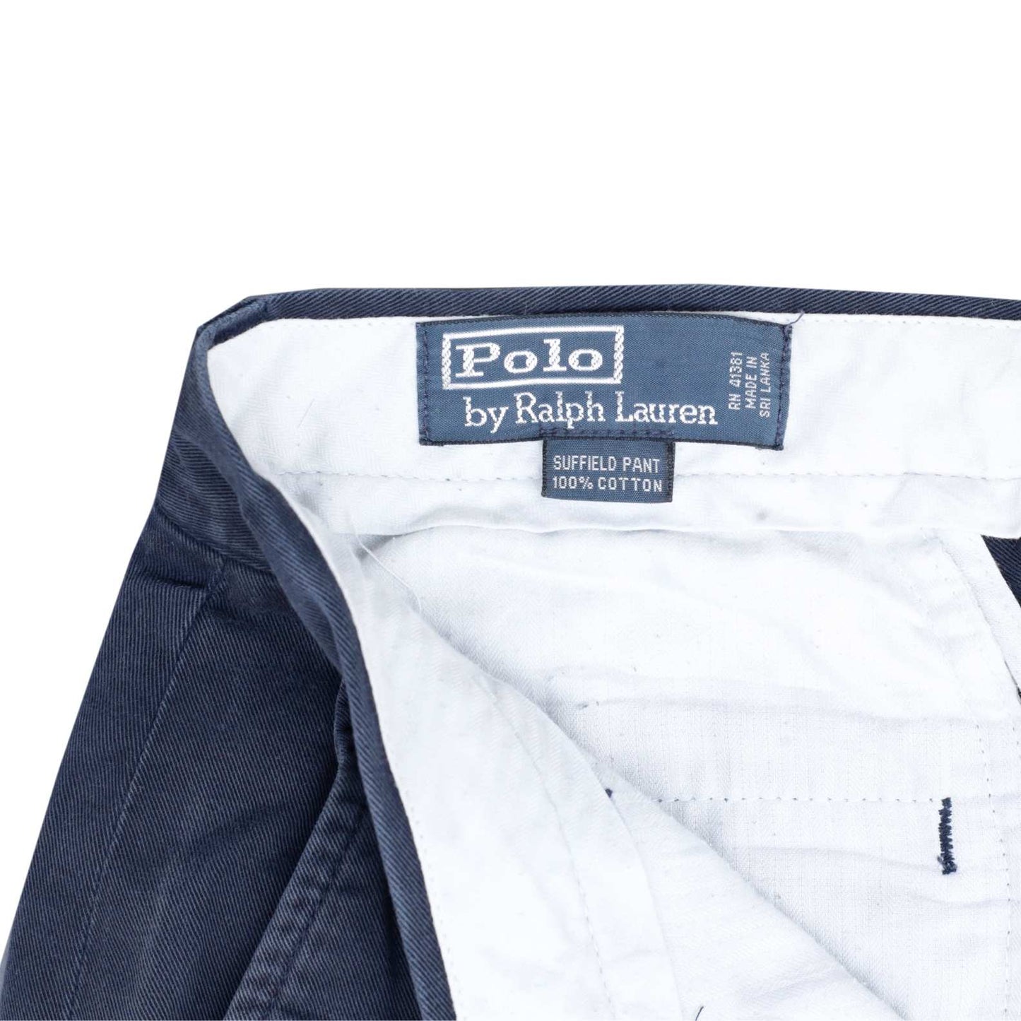 POLO RALPH LAUREN Suffield Pant Chino Trousers Navy Mens W31 L30