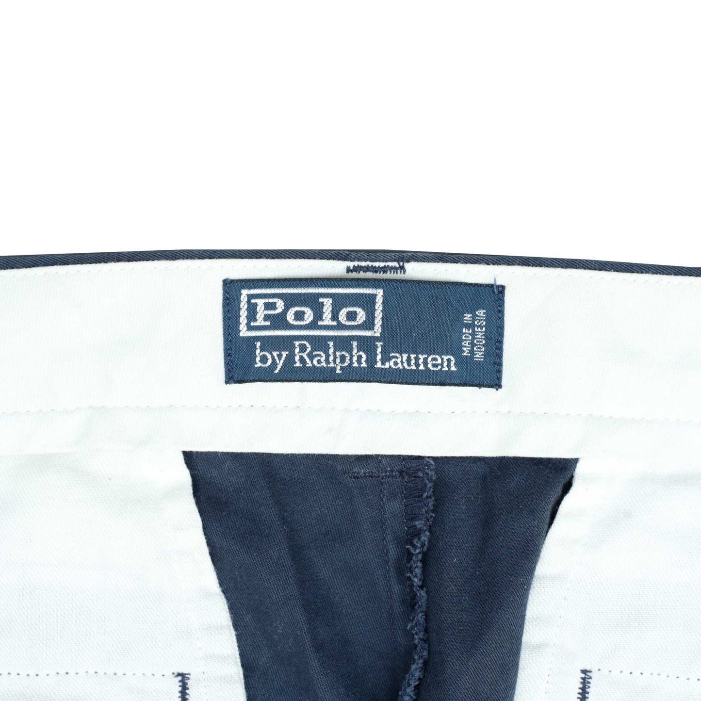 POLO RALPH LAUREN Chino Trousers Navy Mens W33 L32