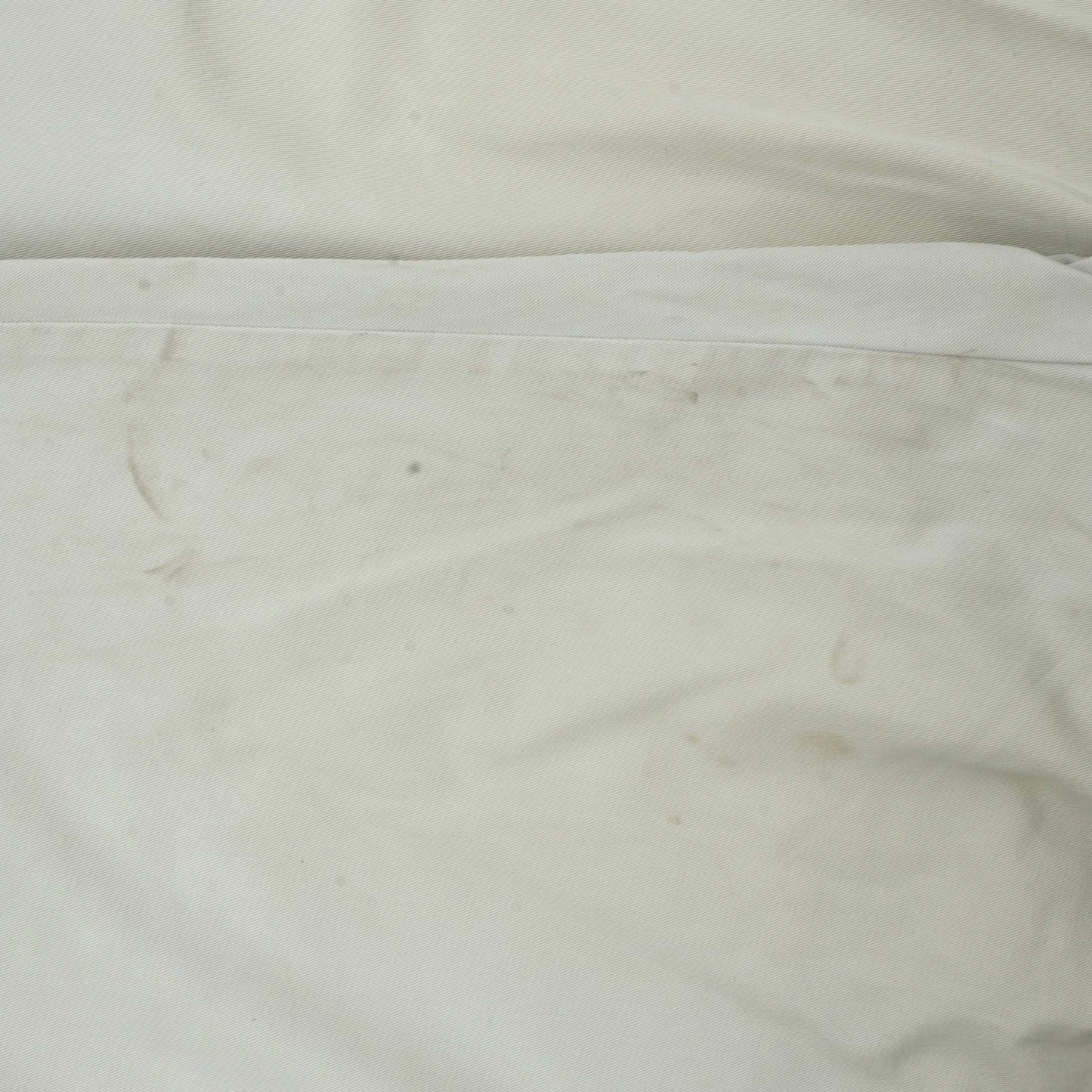 POLO RALPH LAUREN Chino Trousers Hammond Pant Vintage 90s Pleated Cream Mens W35 L30