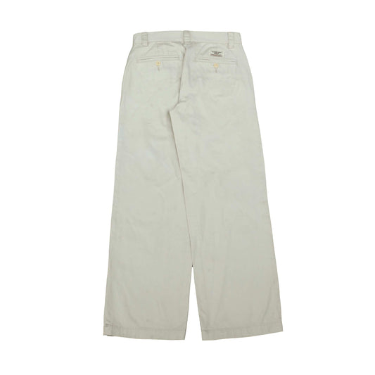 POLO RALPH LAUREN Chino Trousers Cream Womens UK4