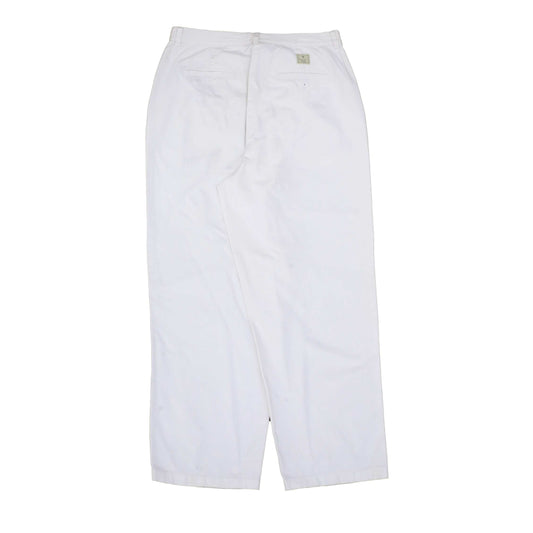 RALPH LAUREN Chino Trousers Pant White Womens UK14