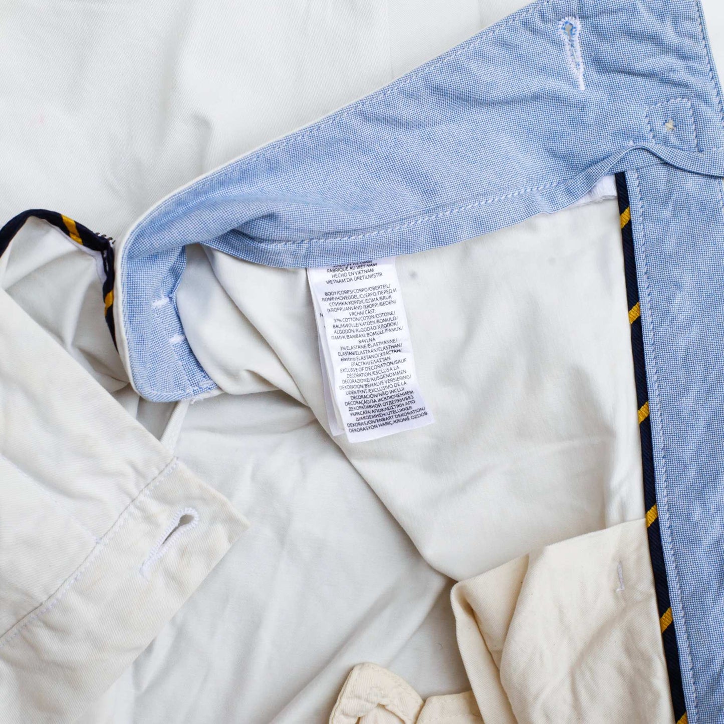POLO RALPH LAUREN Chino Trousers White Mens W50 L30