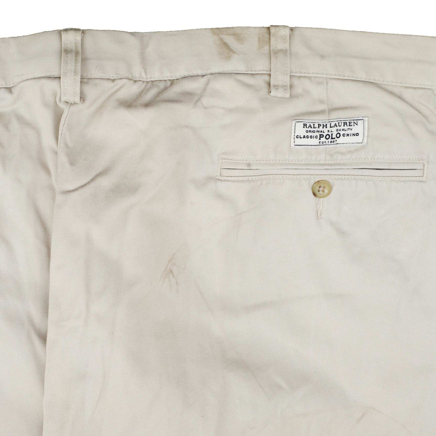 POLO RALPH LAUREN Chino Trousers Prospect Pant Beige W46 L34