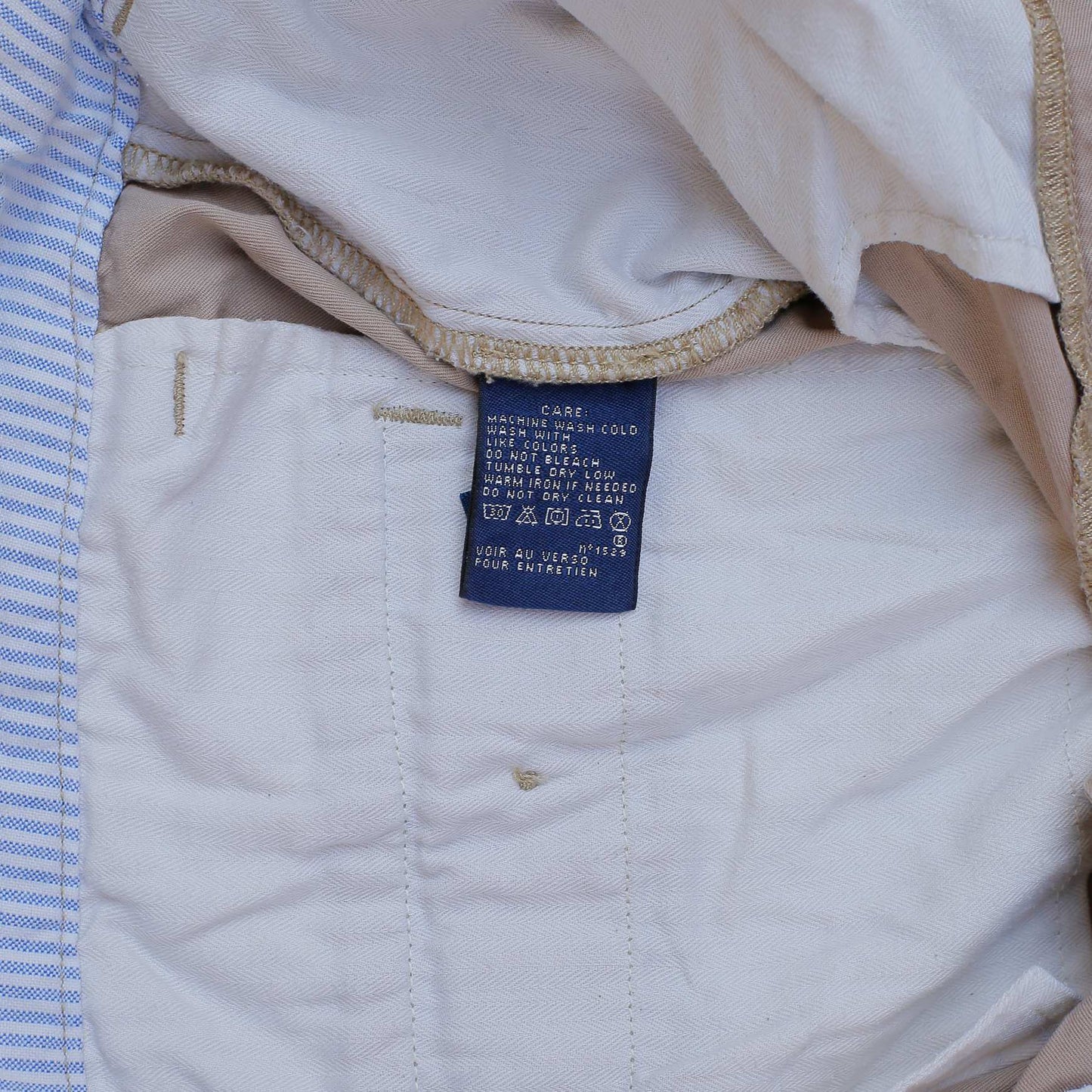 POLO RALPH LAUREN Sport Chino Trousers Beige Womens UK18
