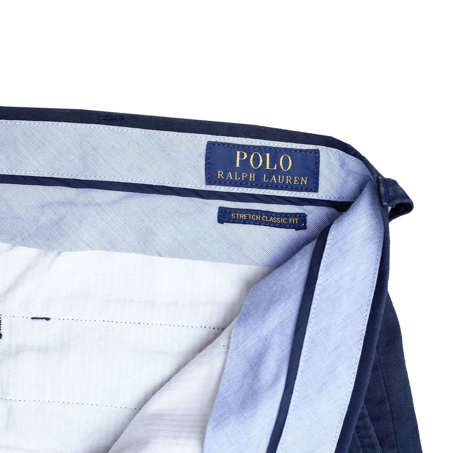 POLO RALPH LAUREN Straight Pant Trousers Navy Mens W40 L32