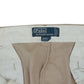 POLO RALPH LAUREN Chino Trousers Andrew Pant Vintage 90s Pleated Beige Mens W34 L30
