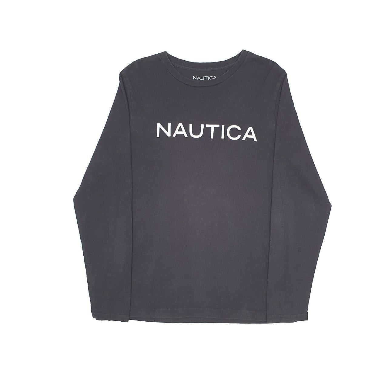 Nautica Long Sleeve T Shirt Blue