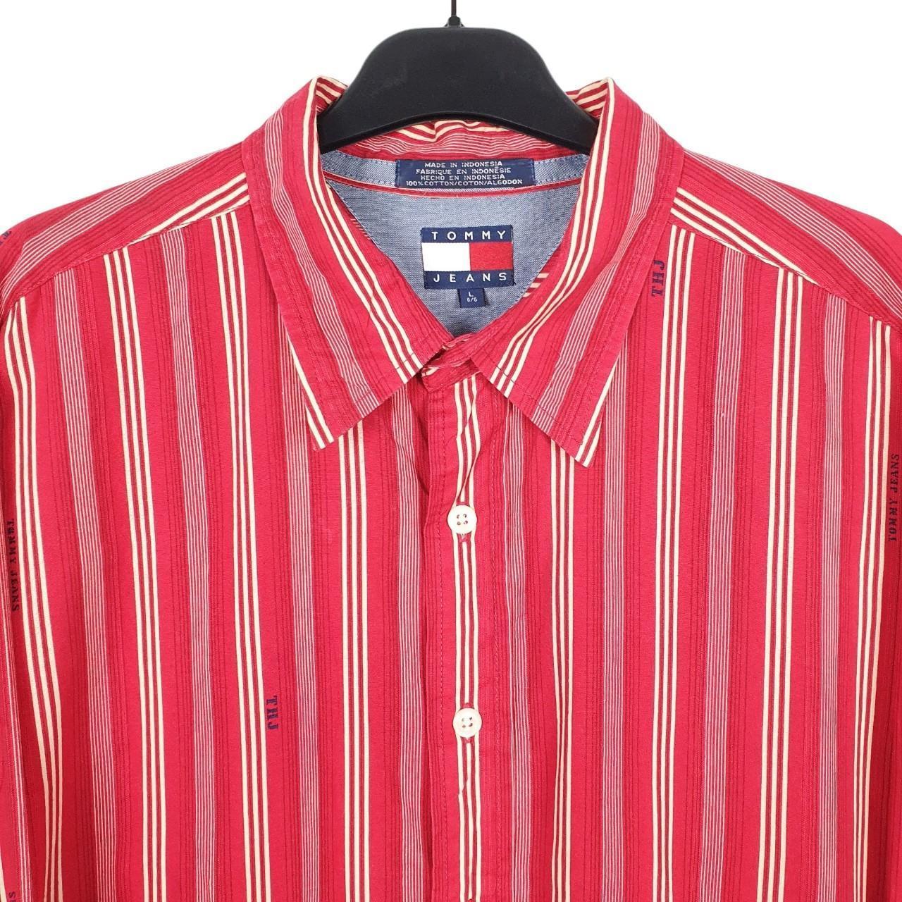 Tommy Hilfiger Long Sleeve Regular Fit Pinstripe Shirt