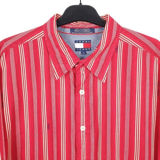 Tommy Hilfiger Long Sleeve Regular Fit Pinstripe Shirt