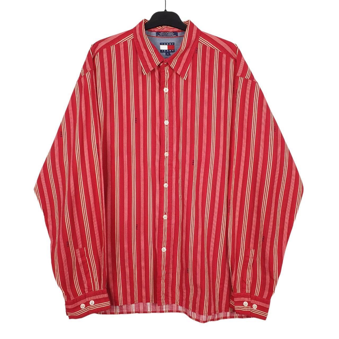 Tommy Hilfiger Long Sleeve Regular Fit Pinstripe Shirt