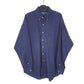 Ralph Lauren Long Sleeve Blake Fit Silk & Cotton Shirt Blue