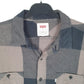 Mens Grey Levis Flannel Long Sleeve Shirt