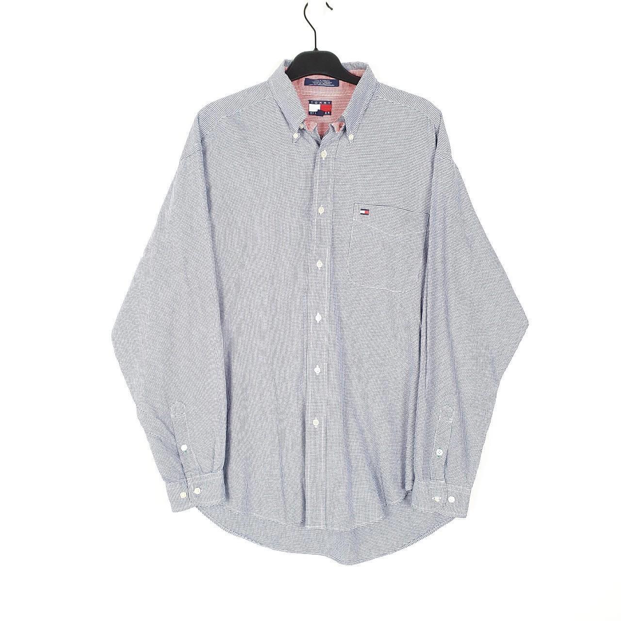 Tommy Hilfiger Houndstooth Long Sleeve Regular Fit Check Shirt