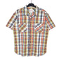 Levis Casual Summer Short Sleeve Regular Fit Check Cotton Shirt M