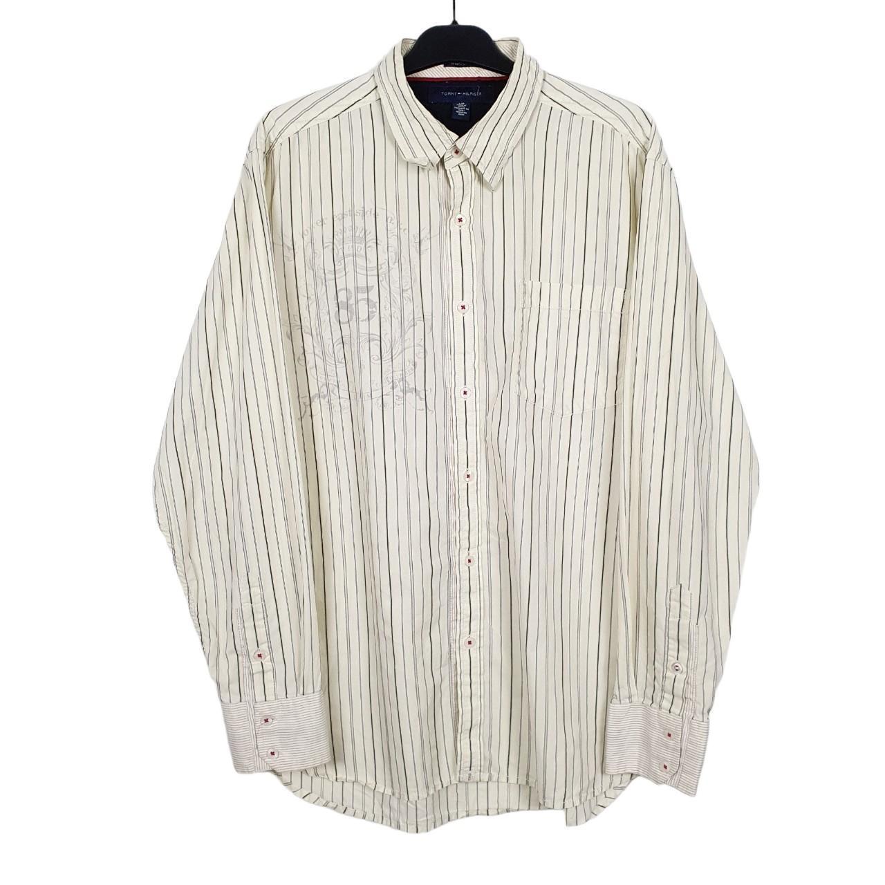 Tommy Hilfiger Long Sleeve Regular Fit Pinstripe Shirt