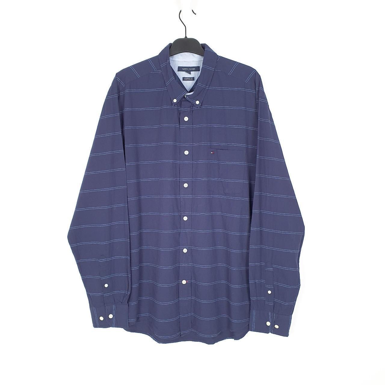 Tommy Hilfiger Long Sleeve Classic Fit Striped Shirt