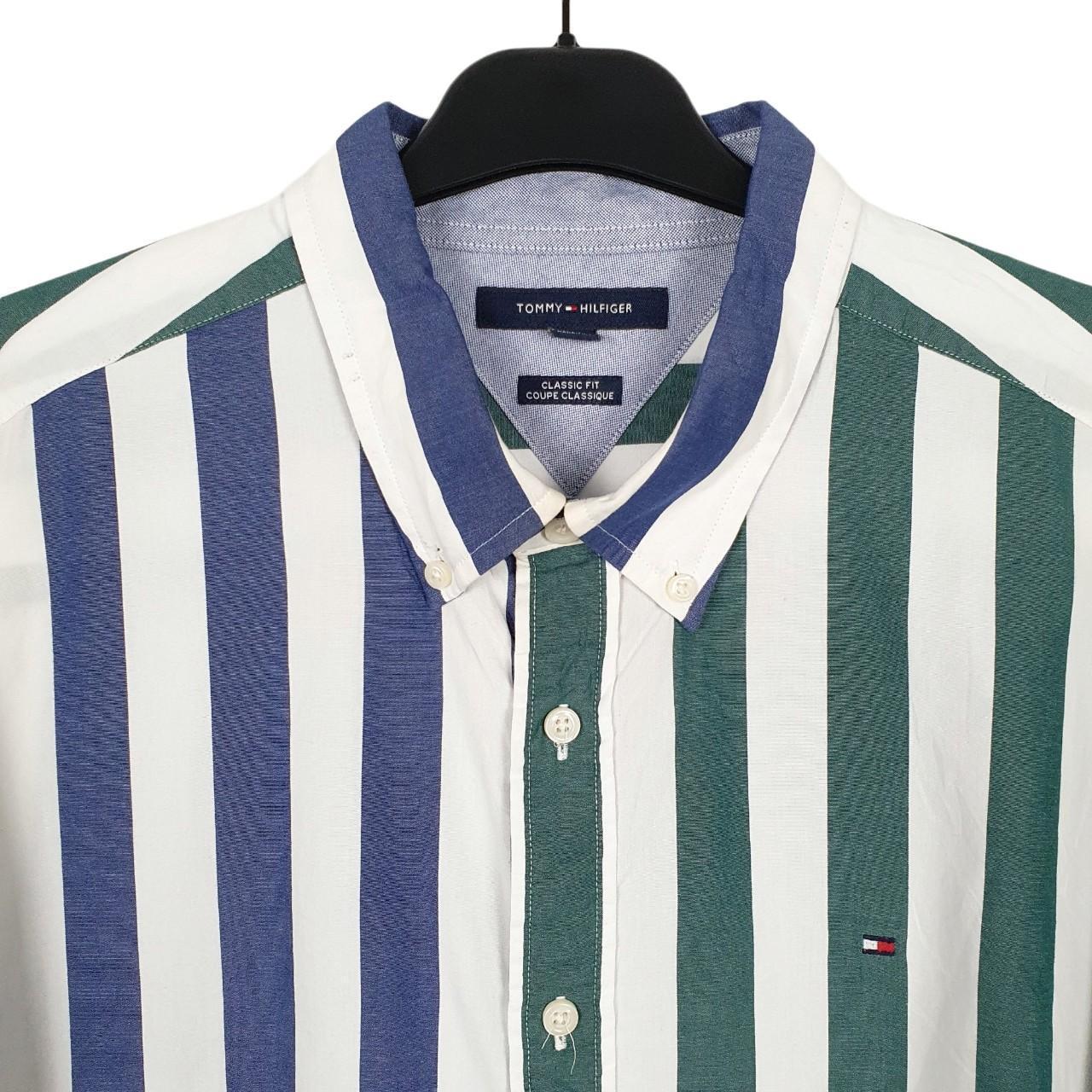 Tommy Hilfiger Long Sleeve Classic Fit Pinstripe Shirt
