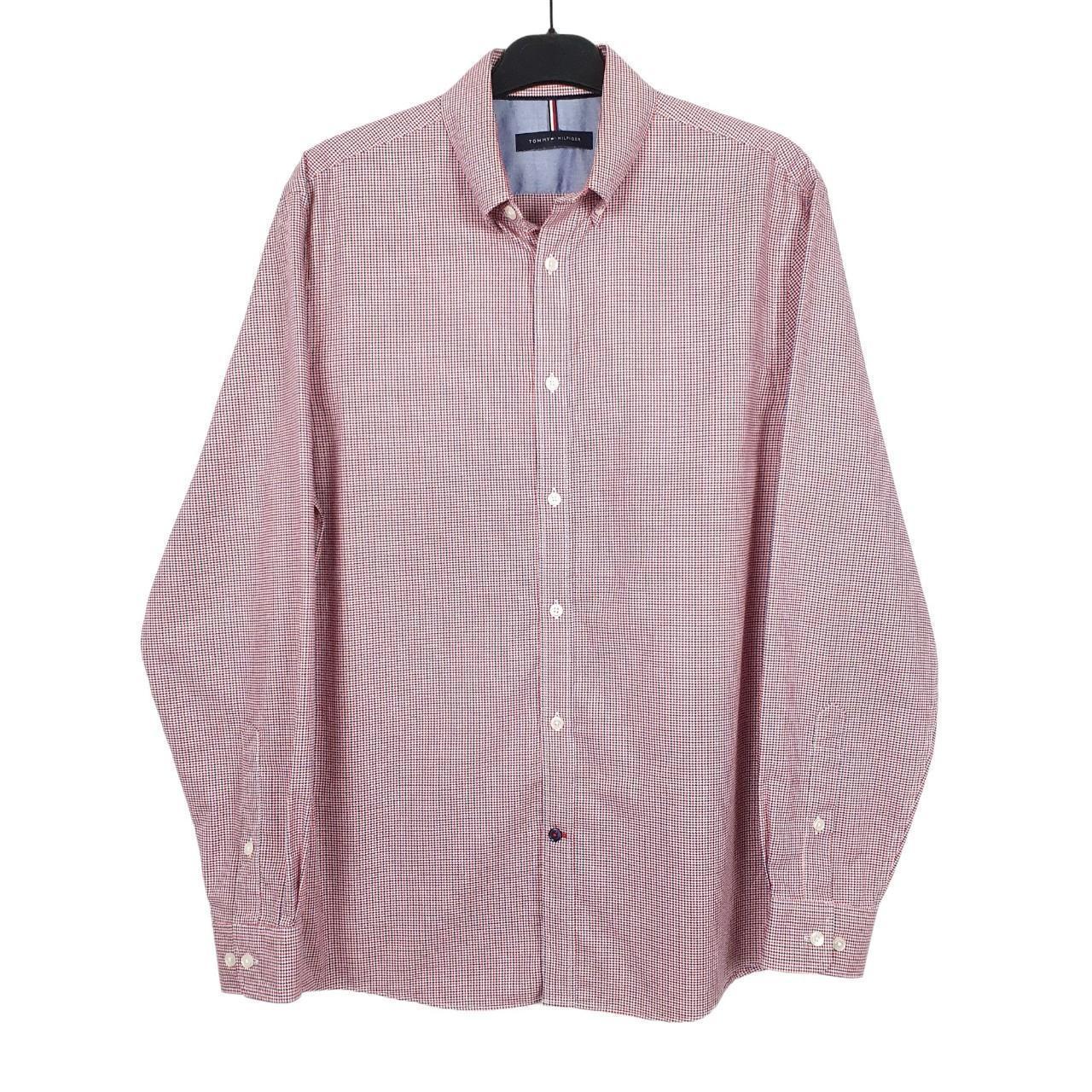 Tommy Hilfiger Houndstooth Long Sleeve Regular Fit Check Shirt