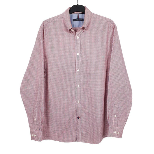 Tommy Hilfiger Houndstooth Long Sleeve Regular Fit Check Shirt