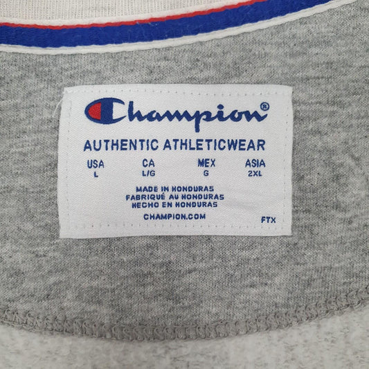 Champion Crewneck Cotton Blend Sweatshirt Jumper L