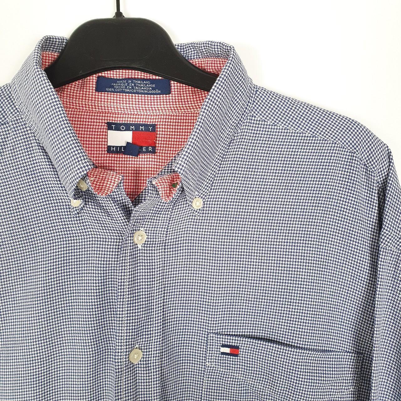 Tommy Hilfiger Houndstooth Long Sleeve Regular Fit Check Shirt