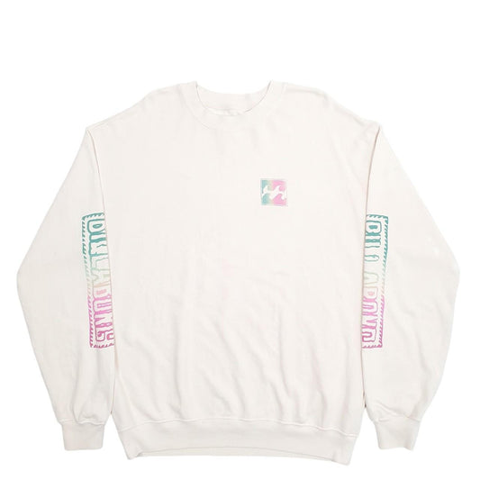Billabong Spellout Surfing Crewneck Cotton Blend Sweatshirt Jumper M