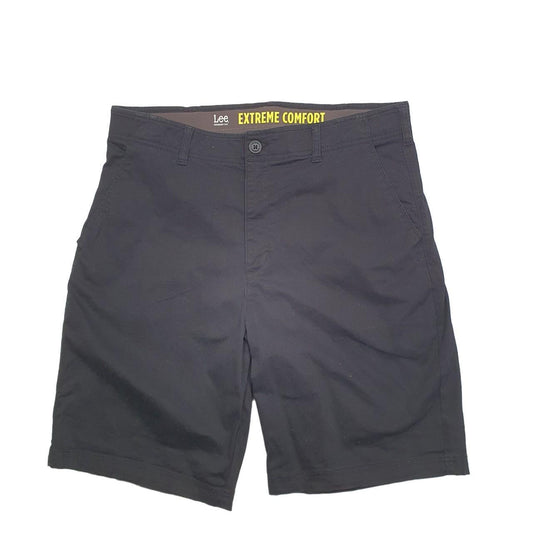 Lee Extreme Comfort Black Chino Cotton Blend Shorts W36