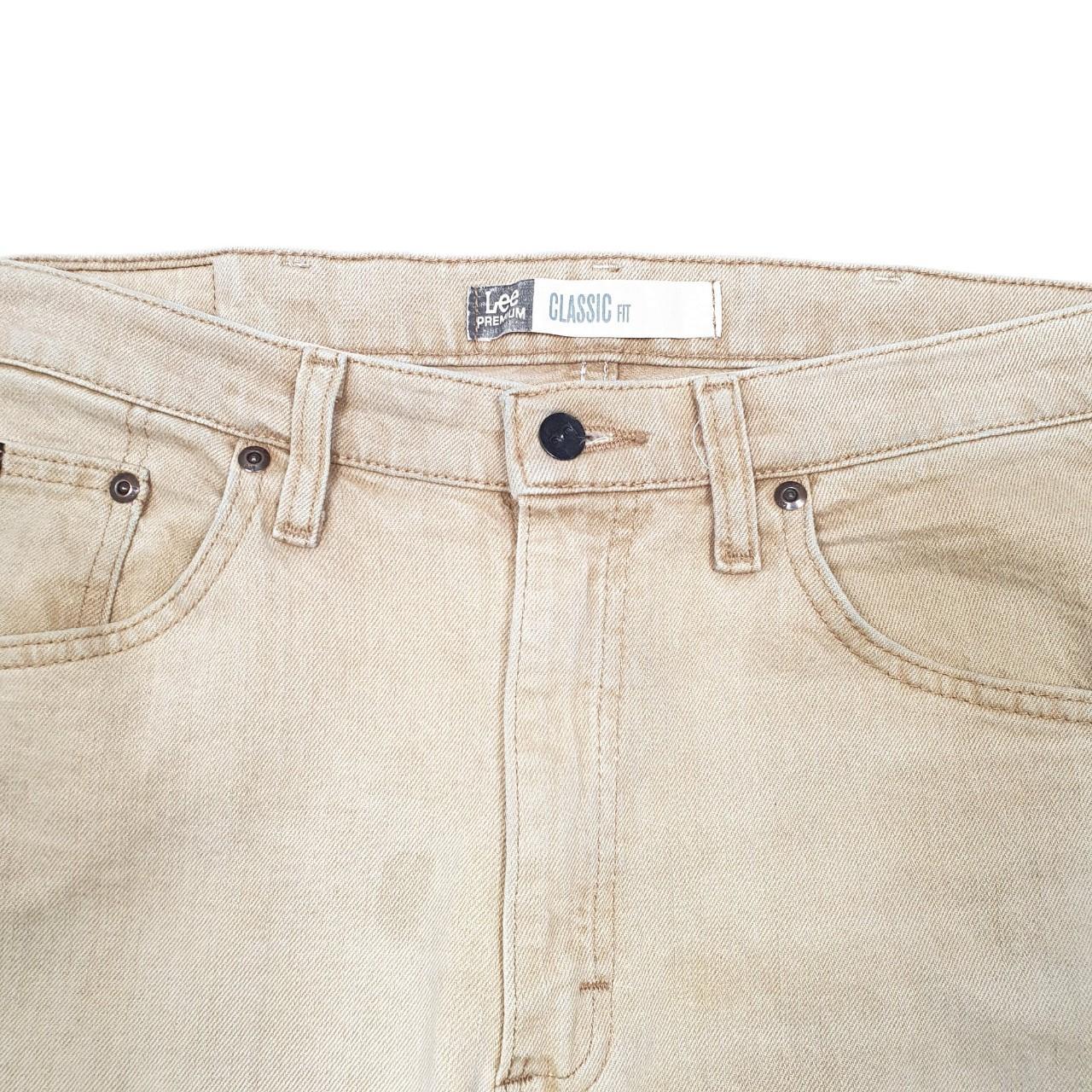 Mens Tan Lee Classic Casual JeansW34 L30