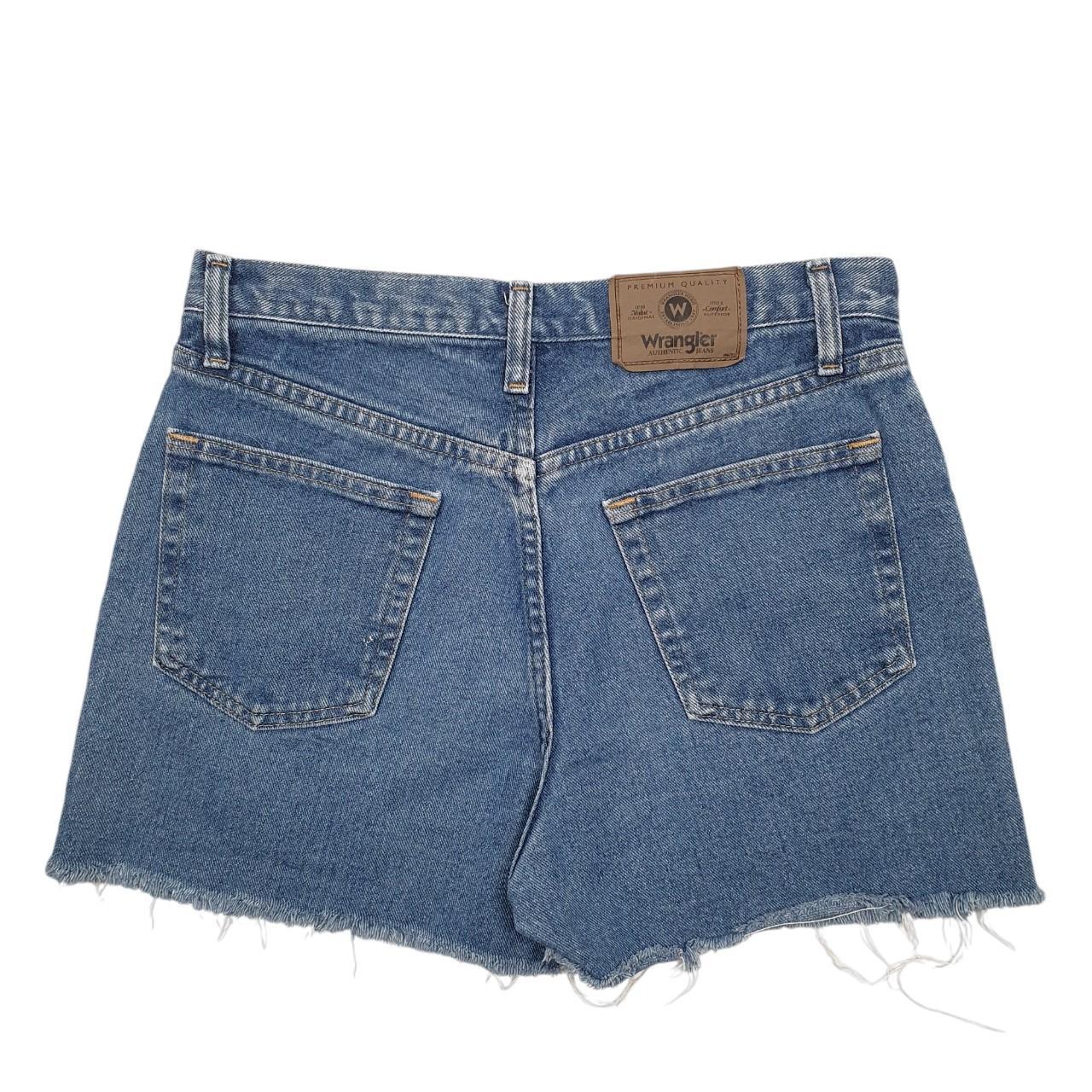 Womens Blue Wrangler Denim Jeans Jorts Womens 12 Denim Shorts