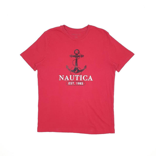 Nautica Short Sleeve T Shirt Blue