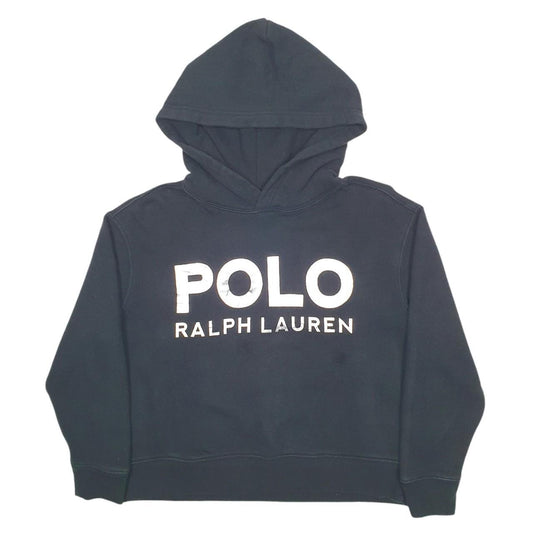 Polo Ralph Lauren Spellout Polo Hoodie Cotton Blend Sweatshirt Jumper M