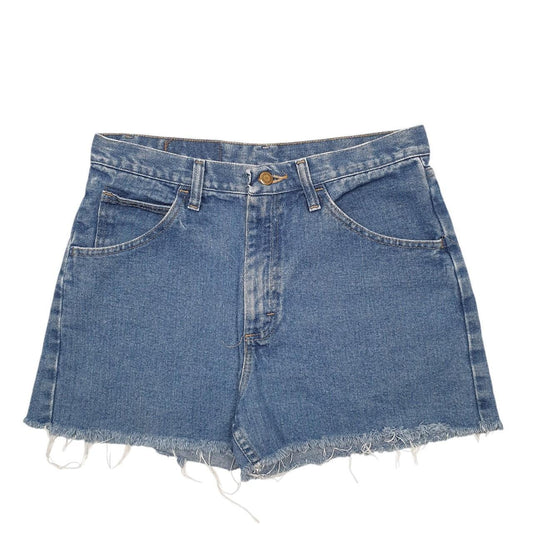 Womens Blue Wrangler Denim Jeans Jorts Womens 12 Denim Shorts