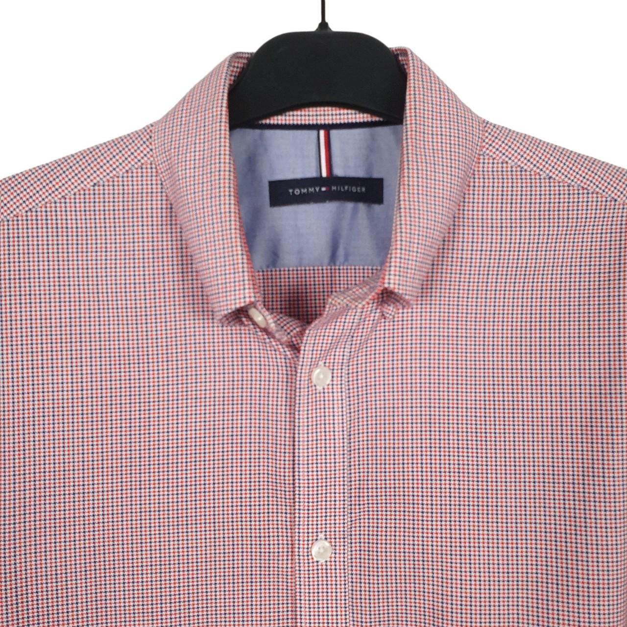 Tommy Hilfiger Houndstooth Long Sleeve Regular Fit Check Shirt