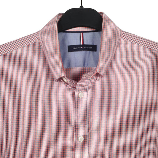 Tommy Hilfiger Houndstooth Long Sleeve Regular Fit Check Shirt