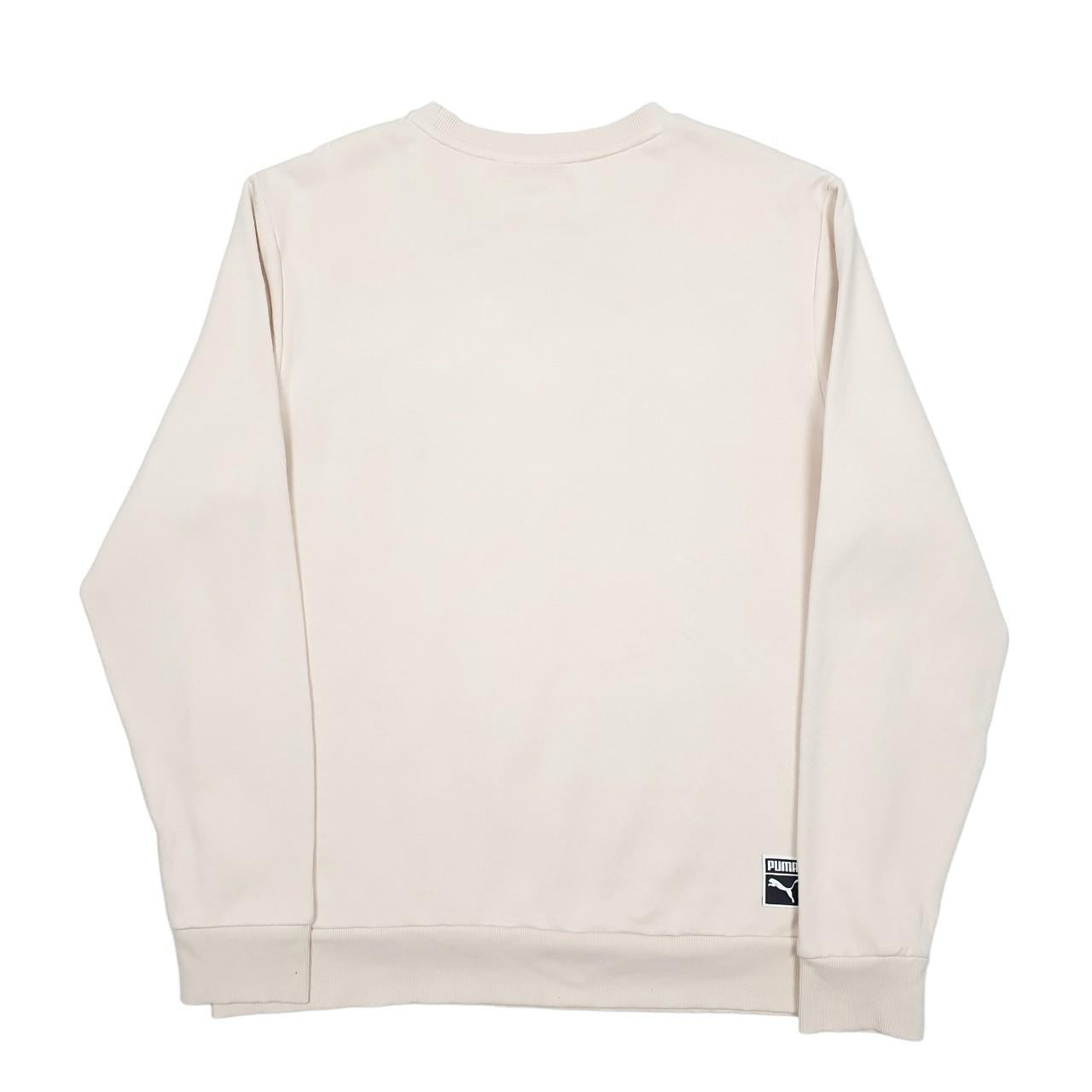 Puma Spellout Crewneck Cotton Sweatshirt L