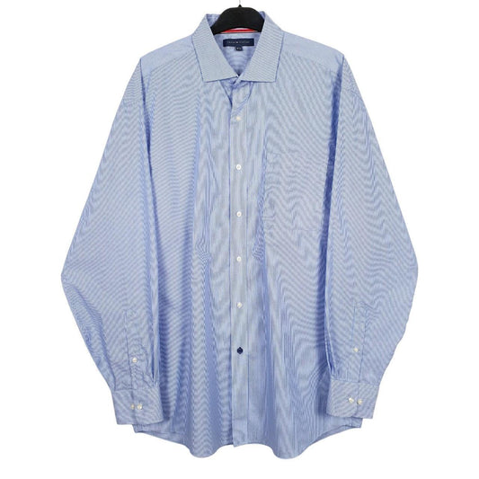 Tommy Hilfiger Long Sleeve Regular Fit Pinstripe Shirt