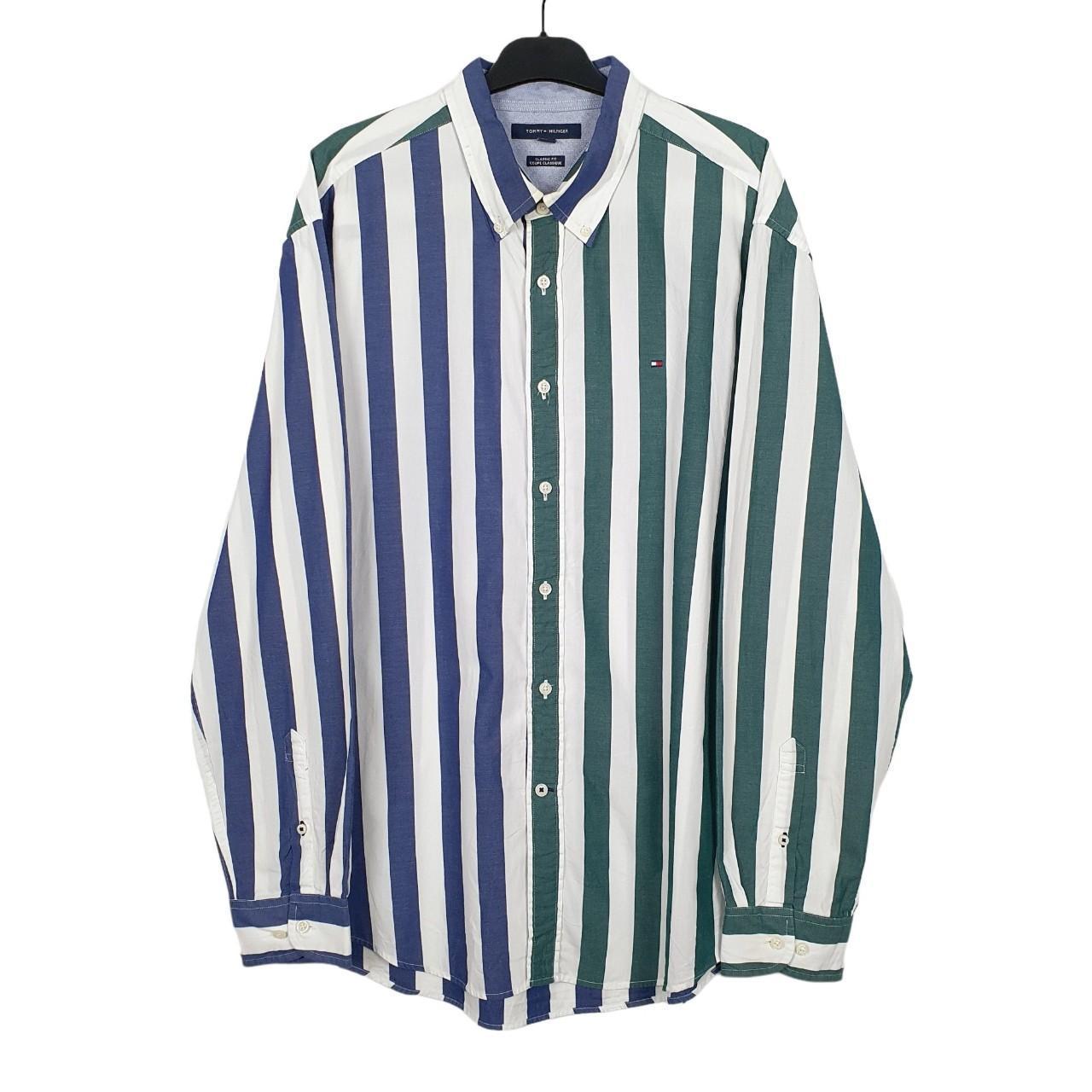Tommy Hilfiger Long Sleeve Classic Fit Pinstripe Shirt