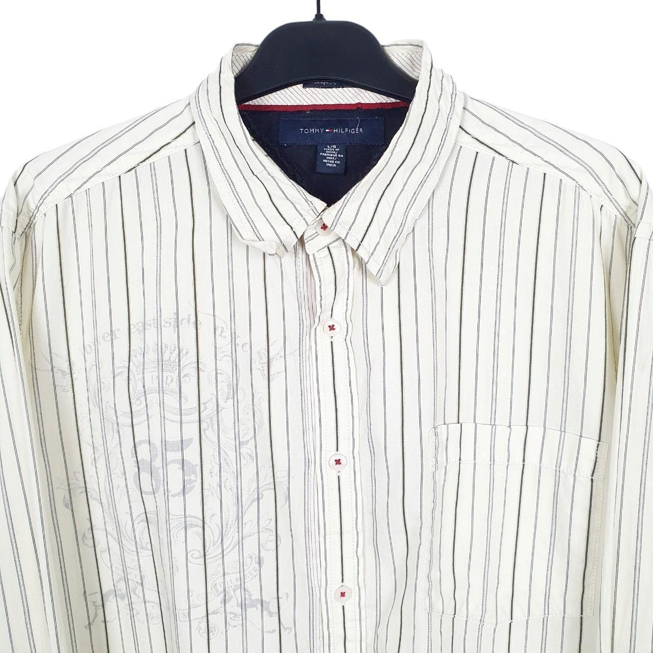Tommy Hilfiger Long Sleeve Regular Fit Pinstripe Shirt