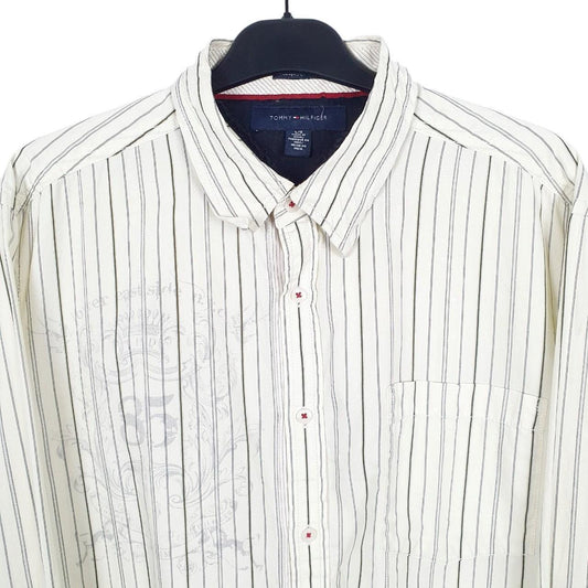 Tommy Hilfiger Long Sleeve Regular Fit Pinstripe Shirt