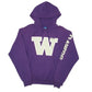 Champion Washington Huskies Football Hoodie Cotton Jumper S