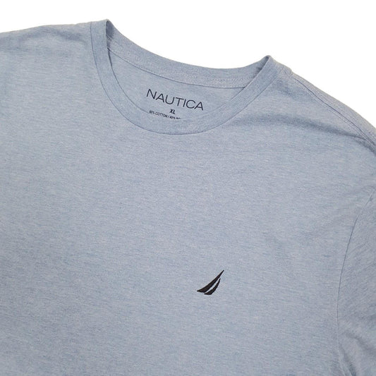 Nautica Short Sleeve T Shirt Blue