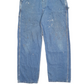 Mens Carhartt Denim Jeans Blue Dungaree Cotton Trousers W36 L32