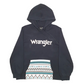 Wrangler Spellout Hoodie Cotton Blend Sweatshirt Jumper Mens M